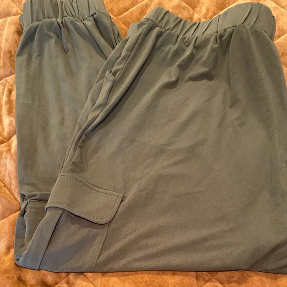 Cute stylish joggers!!! Medium Petite!! Never worn!! - Picture 2 of 3